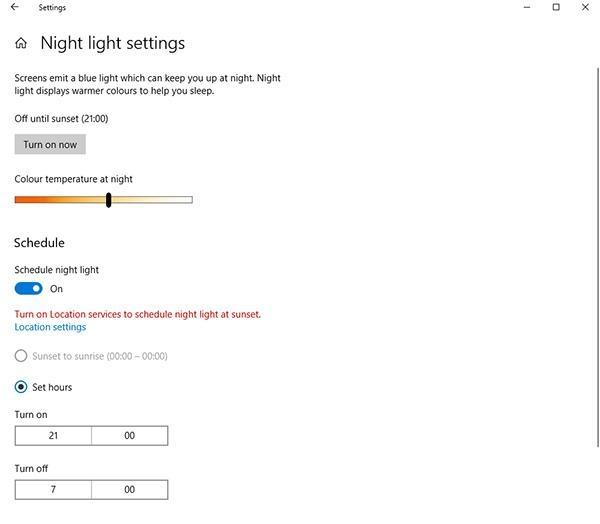 HowTo Turn On Night Light In Windows 10 3aIT