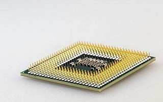 A photo of a CPU